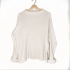 treasure & bond // cream mock neck sweater